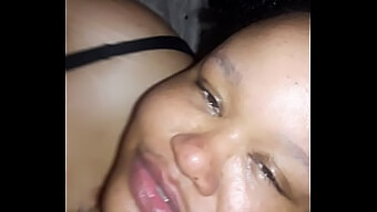 Ebony Bbw Gets Her Mouth Filled With Cum