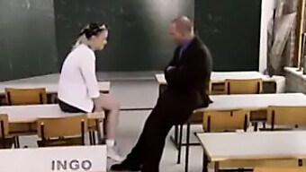 Berlin'S Best Schoolgirl Gets Detention And Loves It!