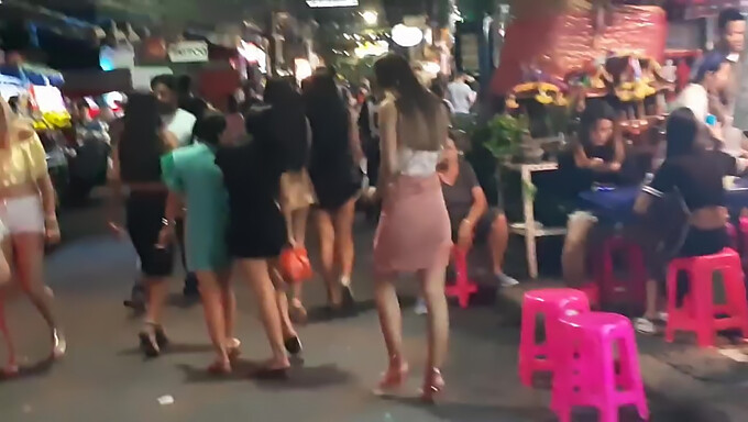 Een Compilatie Van De Beste Wandelstraat Pattaya Thailand