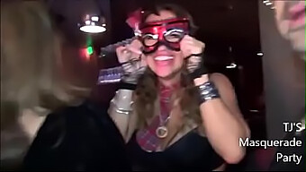 Group Sex At A Masquerade Party