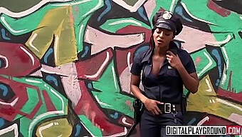 Big Booty Ebony Cop Fucks Homeless Girl In Rough Sex - Digitalplayground